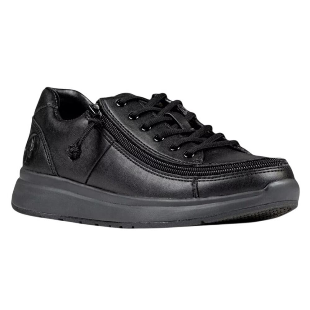 Billy Footwear Womens Work Low Sneakers Size 11 M Black Vegan Leather NWOB